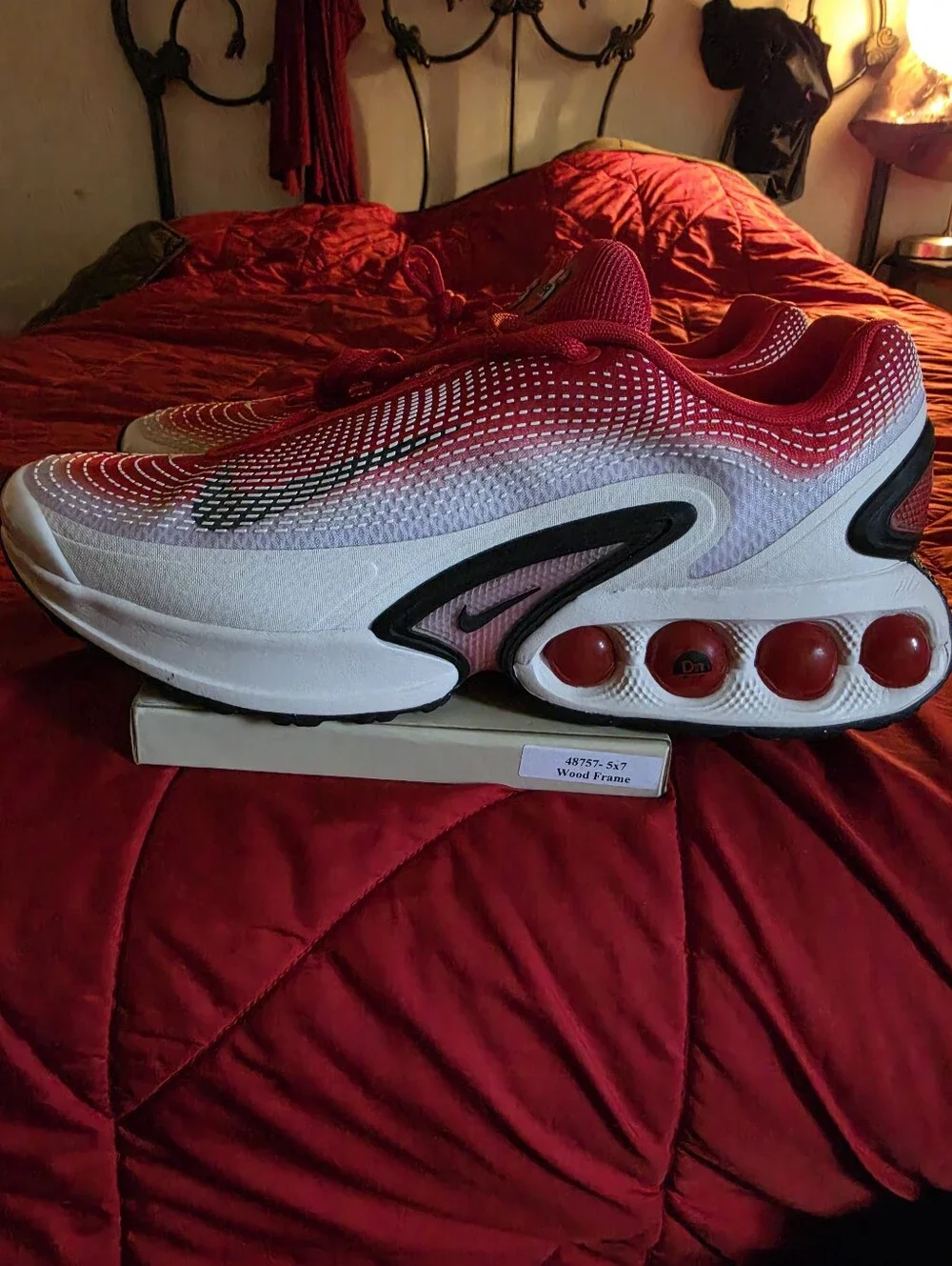 Nike FIRE! NWOB! Air Max DN SE in University Red/White. Sz 13